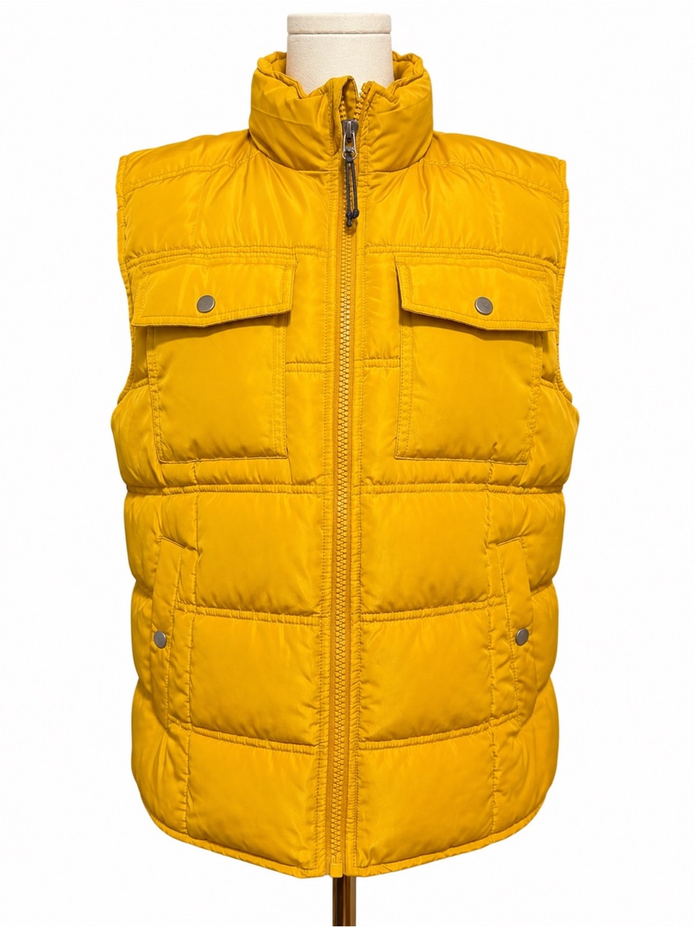 Goodfellow & Co Men’s Mustard Yellow Puffer Vest Size M Utility - Picture 2 of 5